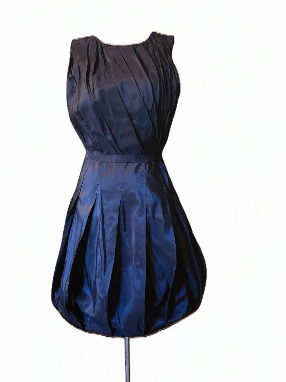 Luca Luca Italian Black Silk Cocktail Dress, size EU 44